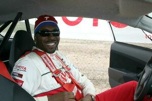 John Salley Toyota ProCelebrity Race Lancaster Training The Willows Lancaster CA March 15 2008 2008 Kathy Hutchins Hutchins Photo