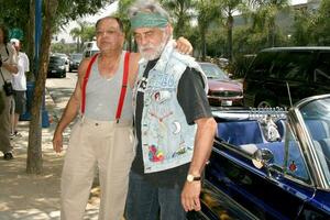 Cheech Marin  Tommy Chong arriving at the Cheech  Chong Press Conference in West Hollywood CA on July 30 2008 2008 Kathy Hutchins Hutchins Photo