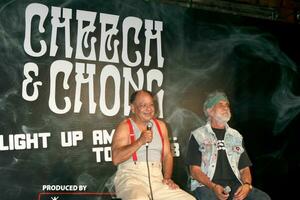 Cheech Marin  Tommy Chong Cheech  Chong Press Conference in West Hollywood CA on July 30 2008 2008 Kathy Hutchins Hutchins Photo