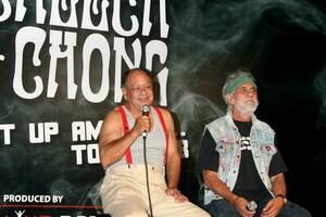 Cheech Marin  Tommy Chong Cheech  Chong Press Conference in West Hollywood CA on July 30 2008 2008 Kathy Hutchins Hutchins Photo