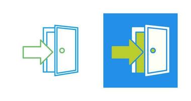 Exit Door Vector Icon