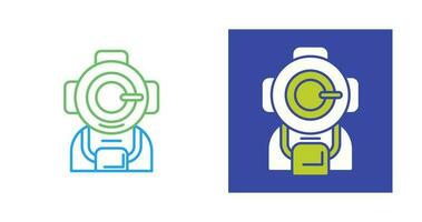 Diving Helmet Vector Icon