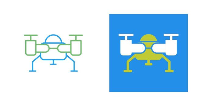 icono de vector de dron