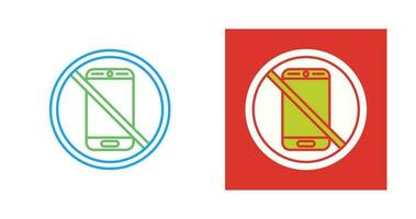 No Phone Vector Icon