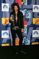 Russell Brand in the Press Room at the Video Music Awards on MTV at Paramount Studios in Los Angeles CA on September 7 2008 2008 Kathy Hutchins Hutchins Photo