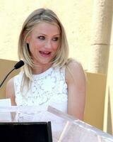 Cameron Diaz at the Cameron Diaz Star on the Hollywood Walk of Fame Ceremony in front of the Egyptian Theater on June 22 2009 2009 Kathy Hutchins Hutchins Photo