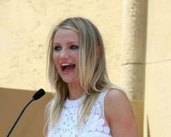 Cameron Diaz at the Cameron Diaz Star on the Hollywood Walk of Fame Ceremony in front of the Egyptian Theater on June 22 2009 2009 Kathy Hutchins Hutchins Photo