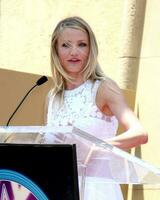 Cameron Diaz at the Cameron Diaz Star on the Hollywood Walk of Fame Ceremony in front of the Egyptian Theater on June 22 2009 2009 Kathy Hutchins Hutchins Photo