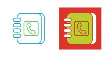 Address Book Vector Icon