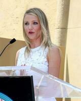 Cameron Diaz at the Cameron Diaz Star on the Hollywood Walk of Fame Ceremony in front of the Egyptian Theater on June 22 2009 2009 Kathy Hutchins Hutchins Photo