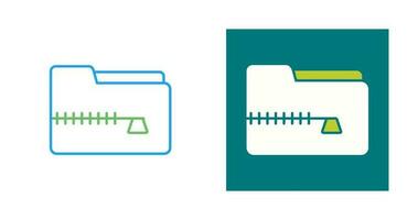 Zip File Vector Icon