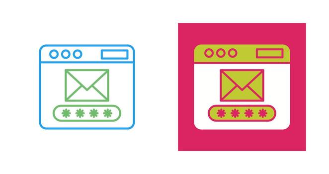Mail Code Vector Icon