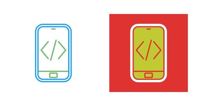 icono de vector de codificación