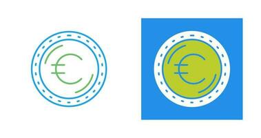 icono de vector de moneda euro