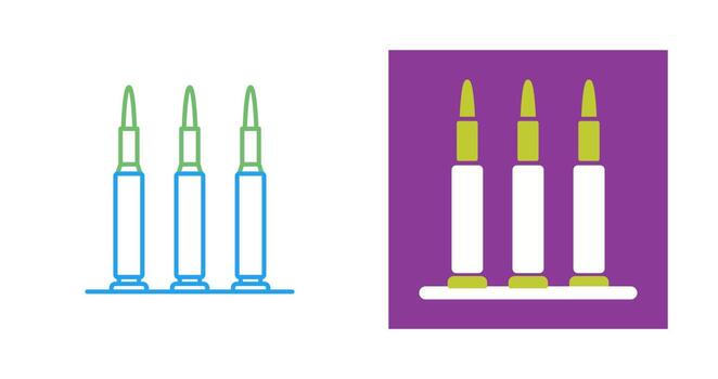 icono de vector de balas