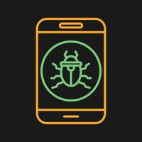 Mobile Virus Vector Icon