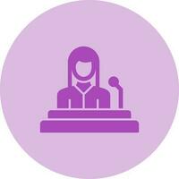 Lectern Vector icon
