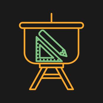 Designing Presentation Vector Icon