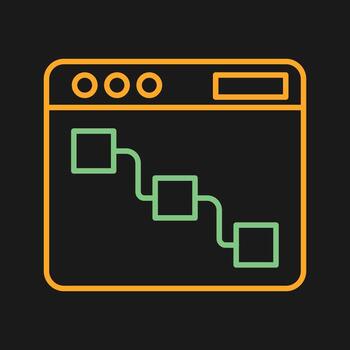 icono de vector de secuencia