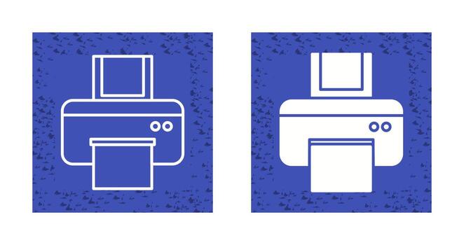 icono de vector de impresora