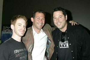 Seth Green Gavin Keilly Greg Grunberg GBK Emmy Gifting Suite Roosevelt Hotel Los Angeles CA September 13 2007 2007 Kathy Hutchins Hutchins Photo