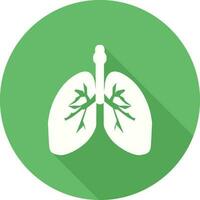 icono de vector de pulmones