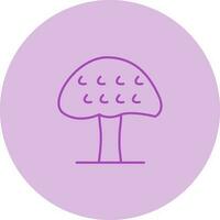 Tree Line Icon vector