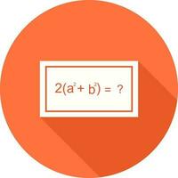 Solving Formula Vector Icon