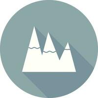 Ice Top Mountain Vector Icon