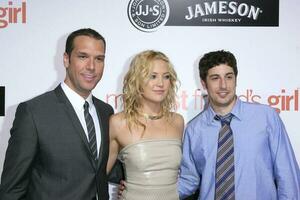 Dane Cook Kate Hudson Jason Biggs arriving at the Premiere of My Best Friends Girl at the ArcLight Theater in Los Angeles CA on September 15 2008 2008 Hutchins Photo