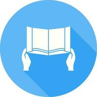 Reading Holy Book Vector Icon