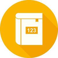 Math Book Vector Icon