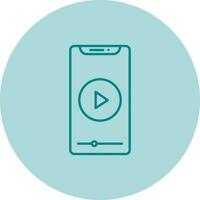 icono de línea de tutoriales vector