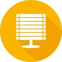 Infrared Heater Vector Icon