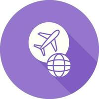 Global Flights Vector Icon