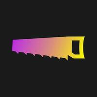 Handsaw Line Icon vector