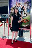 Kat Dennings arriving at the Shorts Premiere at Gaumans Chinese Theater in Hollywood CA on August 15 2009 2009 Kathy Hutchins Hutchins Photo