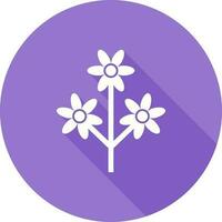 Flower Branch Vector Icon