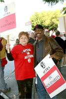 Patrika Darbo  Jim Reynolds Soap Opera AFTRA Actors Support Writers Guild of America Strike CBS Television City December 17 2007 Los Angeles CA 2007 Kathy Hutchins Hutchins Photo