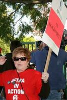 Patrika Darbo Soap Opera AFTRA Actors Support Writers Guild of America Strike CBS Television City December 17 2007 Los Angeles CA 2007 Kathy Hutchins Hutchins Photo