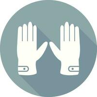Leather Gloves Vector Icon