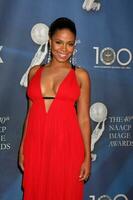 Sanaa Lathan arriving at the 40th Annual NAACP Image Awards at the Shrine Auditorium in Los Angeles CA on February 12 2009 2009 Kathy Hutchins Hutchins Photo