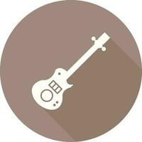 icono de vector de guitarra eléctrica