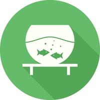 Fish Bowl Vector Icon