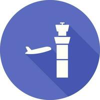 icono de vector de torre de control de aire