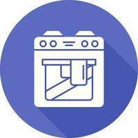 icono de vector de horno