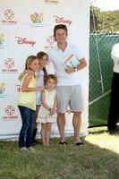 Billy Bush and his children arriving at A Time For Heroes Celebrity Carnival benefiting the Elizabeth Glaser Pediatrics AIDS Foundation at the Wadsworth Theater Grounds in Westwood , CA on June 7, 2009 photo