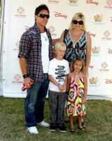 Dan and DeeDee Cortese and Family arriving at A Time For Heroes Celebrity Carnival benefiting the Elizabeth Glaser Pediatrics AIDS Foundation at the Wadsworth Theater Grounds in Westwood , CA on June 7, 2009 photo