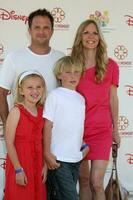Scott Martin, Lauralee Bell and children arriving at A Time For Heroes Celebrity Carnival benefiting the Elizabeth Glaser Pediatrics AIDS Foundation at the Wadsworth Theater Grounds in Westwood , CA on June 7, 2009 photo