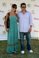 Vanessa Minnillo and Nick Lachey arriving at A Time For Heroes Celebrity Carnival benefiting the Elizabeth Glaser Pediatrics AIDS Foundation at the Wadsworth Theater Grounds in Westwood , CA on June 7, 2009 photo